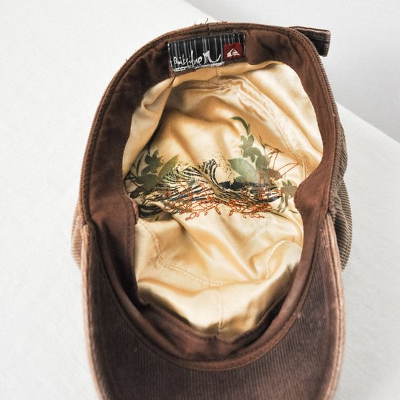 Vintage 90s Quicksilver Corduroy Cap Hat - Picture 4 of 4